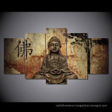 HD Printed Buddha Group Painting on Canvas Room Decoration Print Poster Picture Canvas Framed Mc-013